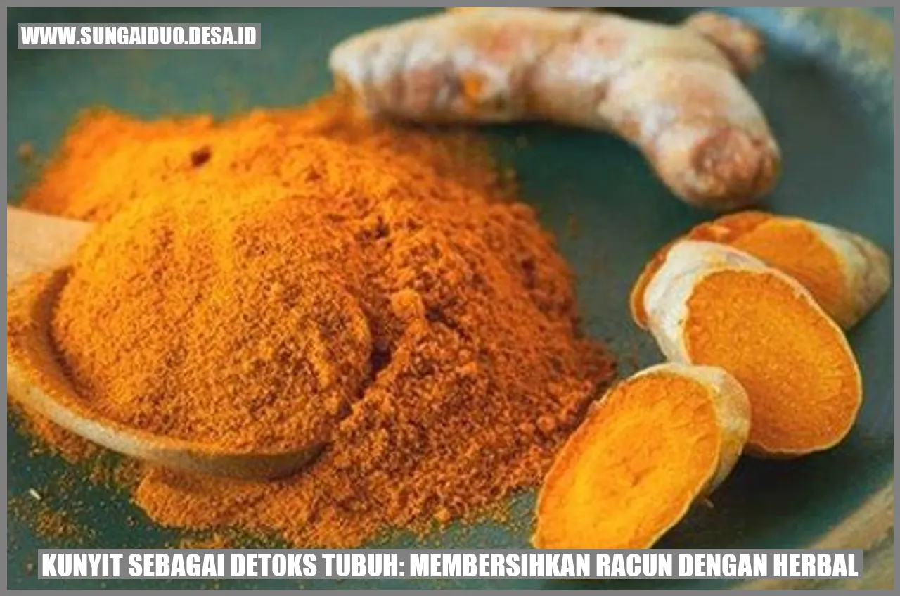 Kunyit Sebagai Detoks Tubuh Membersihkan Racun Dengan Herbal Desa