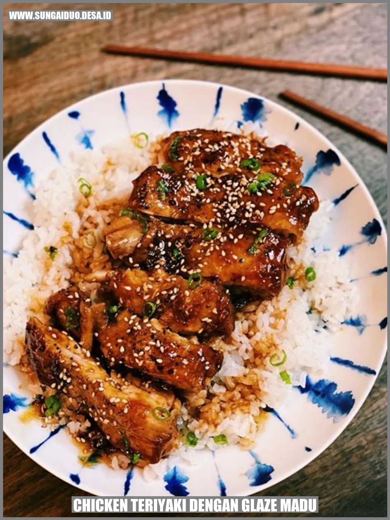 chicken teriyaki dengan glaze madu