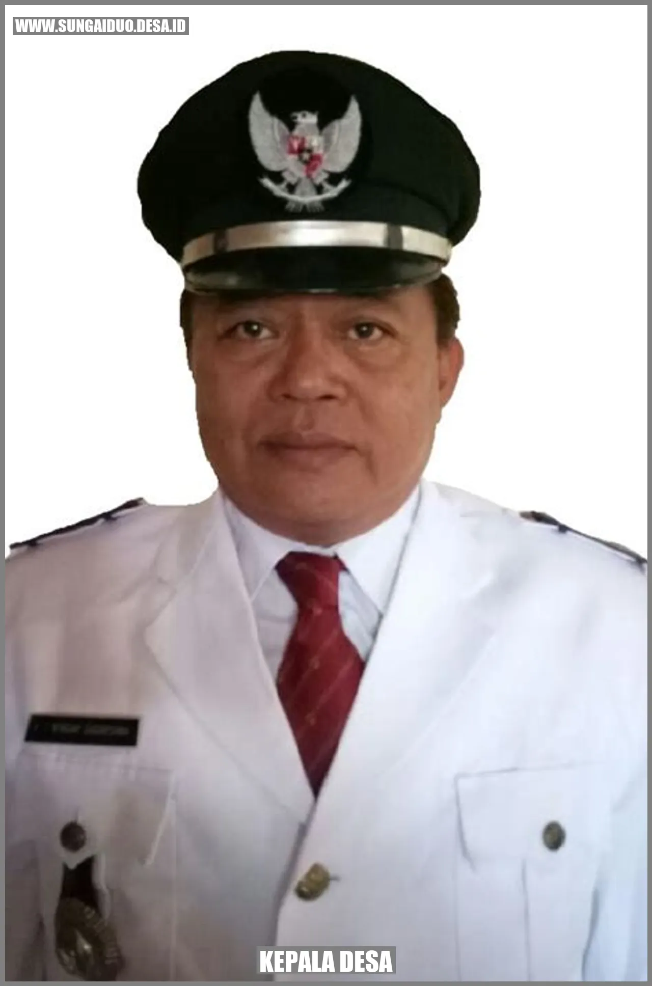 Ali Amran S.Pd, kepala desa Sungai Duo