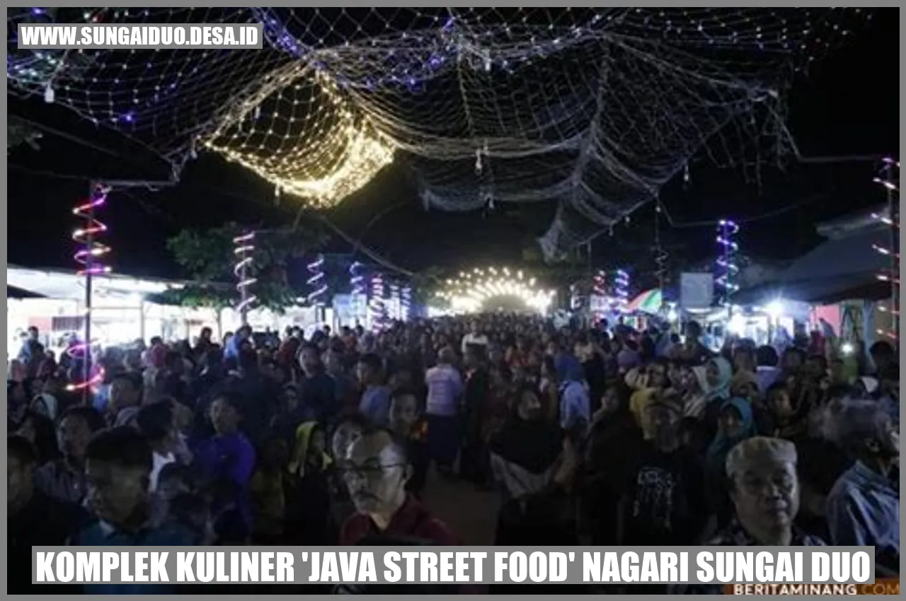 Komplek Kuliner 'Java Street Food' Nagari Sungai Duo