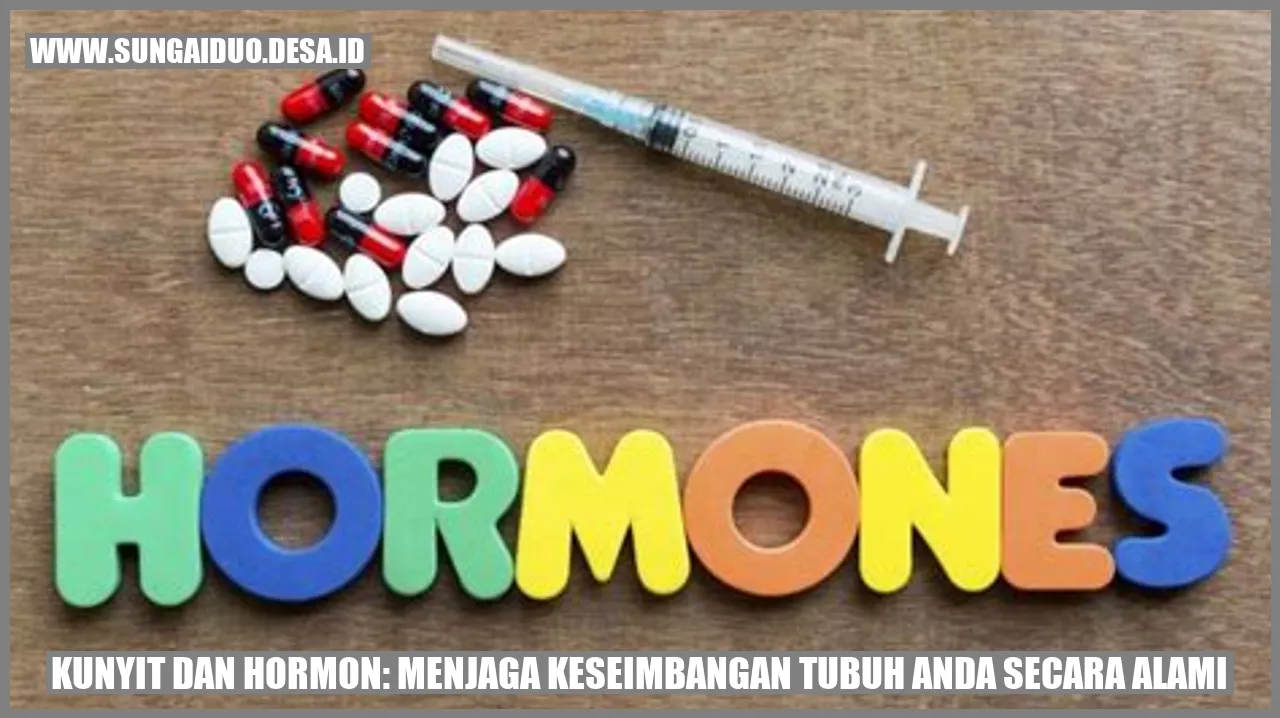 Kunyit dan Hormon: Menjaga Keseimbangan Tubuh Anda Secara Alami