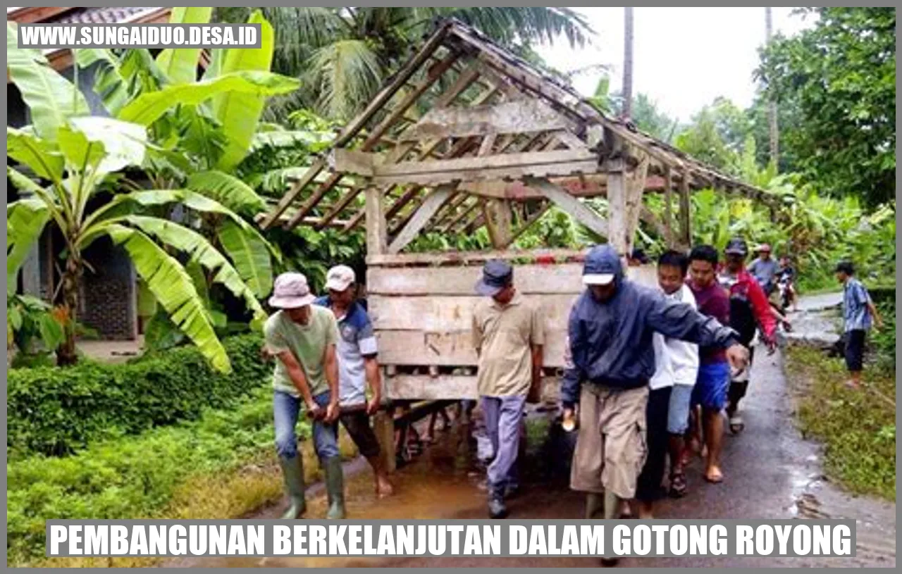 Pembangunan Berkelanjutan dalam Gotong Royong