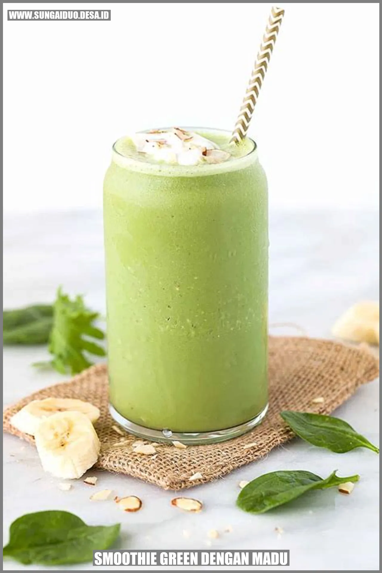 smoothie green dengan madu